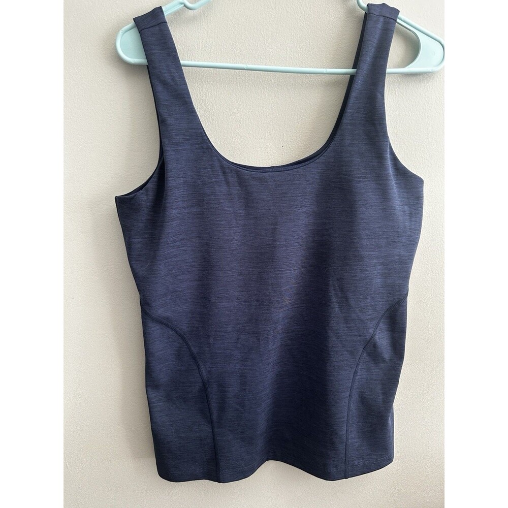 Land's End Women's Athletic Tank Top Blue Size M 10/12 Bra